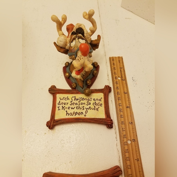 Shade Tree Stone Resin Reindeer If Walls Could Talk Decor Jack Graham Christmas - Picture 9 of 15